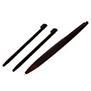 negro lápiz táctil plumas + stylus pen bola de set para Nintendo DSi LL (3-Piece Pack)