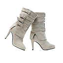 Top Quality PU Upper High Heels Boot With Strappy Fashion Shoe(0987-X3031)