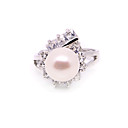 Natural Freshwater Pearl Ring(0498-JZ2027)