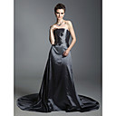 Blair A-line Strapless Chapel Train Taffeta Prom/ Gossip Girl Fashion Dress (FSH0015)