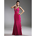 WILMA - Abito da Sera in Chiffon e Raso