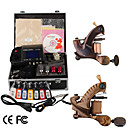 Damascus Hand-made 2 Tattoo Machines Kit with Superior LED Power Supply