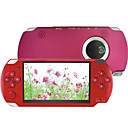 4,3 polegadas estilo de jogo de psp mp4 player (8gb, vermelho)