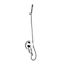 Single Handle Chrome Wall-mount Shower Faucet 1033-JF-8933-E