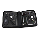 portátil de viaje bolsa de cable fácil con 10 piezas accesorios de tarjetas lector de pluma hub-usb mouse--conector RJ45-láser (smq5808)