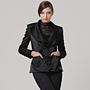 une manchons de côté volant de conception à long ajustement blazer / blazers pour femmes (ff-b-0859206)