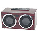 1.3 "LCD de energía portátil de baterías recargables de mp3 de música con altavoces fm / sd / usb (color rosa)