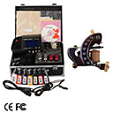 Damascus Hand-made 1 Tattoo Machines Kit with Superior LED Power Supply