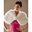 Sleeveless Faux Fur Bridal Wedding Jacket/ Wrap