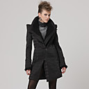 tissus spéciaux à l'intérieur manteau design revers poilu / outerwears femmes (ff-d-bk0736001)