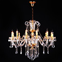 Iron Chrome 10-light K9 Crystal Chandelier (0835-AD88101)
