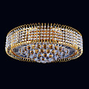 13-light Gold Color Bright Chrome K9 Crystal Ceiling Light (1069-J9855-x13)