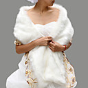 Faux Fur Special Occasion/ Wedding Shawl