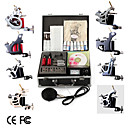 tatuagem kit pro 8 agulhas ponta de poder armas de abastecimento de tinta da pele (ly290)