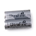 18.500 3.7v 1600mAh tr18500 bateria UltraFire com proteção (2-pack)