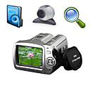 5MP CMOS@30FPS 8XDigital Zoom Digital Video Camera with 2.4" LCD Screen Voice Recorder MP3 PC Camera Function (DV-558)