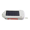 energia solar com lanterna LED e rádio FM (T002, 1500mAh)