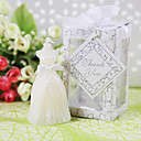 Elegant Wedding Gown Candle Favors(set of 4)