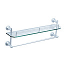 Bathroom Accessories Aluminum Glass Shelf With Tower Bar(1018-J5301A-5)