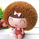 Curly Haired Girl Money Bank Baby Shower Favor