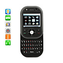 Dual SIM Twist Slide Unlocked Cell Phone With QWERTY Keypad + TV (Black)