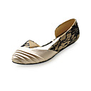Silk Upper Flat Heel Closed Toe With Ruched Honeymoon Shoes.More Colors Available