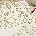 Filigree Gold Guest Towels(Set of 12 Packs)
