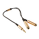 3.5mm Earphone Headphone Jack Y Splitter Audio Adapter Cable