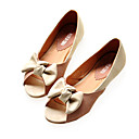 Leatherette Upper Flat Heel Flats With Bowknot Casual/ Honeymoon Shoes.More Colors Available