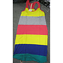 Neon-Farben Block Kleid