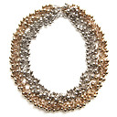 Two Colors Two-way Wearing Double Layered Beads Necklace / Women's Necklace (FF-Z-CC1306002)