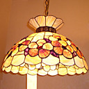 14 Inch Tiffany-style Crown Shape Natural shell Material Pendant Light (0835-D8019)