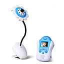 baby monitor com visão noturna e av out (projeto da flor / azul)