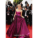 Taffeta Ball Gown Sweetheart Sweep Train Evening Dress inspired by Hofit Golan at Cannes Film Festival