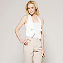 TS Button Down Lace Vest Shirt