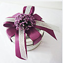  Clear Top Favor Tin With Double Ribbon Bow (Set of 6)