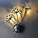 K9 cristal aplique de pared con 3 luces - Diseño ramo (base g4 bulbo)