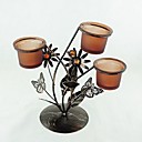 Buterfly and Flower Design Candle Holder