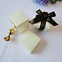 Square Ivory Favor Box (Set of 24)