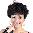 Capless Short High Quality Synthetic Black Curly Hair Wig