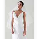 Two Layers Fingertip Wedding Bridal Veil