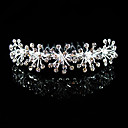 aleación preciosa con peines diamantes de imitación boda nupcial / casco (0498-lm033)