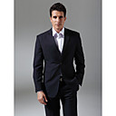 Single-Breasted 3 Button Non-Vented Peak Lapel Wool Groom Wear/ Tuxedo/ Men's Suit Jacket and Pants