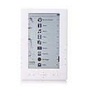 7 pollici 4gb e-book reader con radio FM / registratore vocale (bianco)