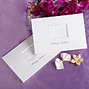 invitación elegante de la boda en relieve, con plaza de corte (juego de 50)