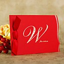 "Boda brillante" invitación roja (juego de 50)