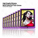 chocolate capa de silicone apple feijão para geração de capas 2 2 (roxo)