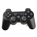 Wireless USB 2.4GHz DualShock Game Controller with USB Receiver for PS3/PC (Black)