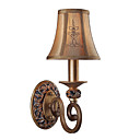 1-light Fabric antique Wall Sconce