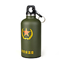 Cycling Stainless Steel Vacuum Camping Bottle 350ml Military Green